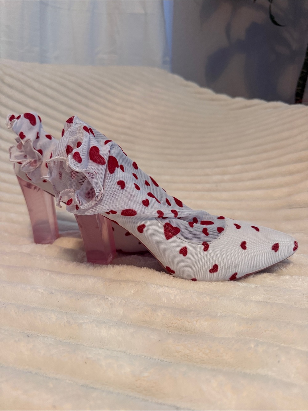 Sugar Thrillz CANDY FEELIN' LOVESICK MESH SOCK BOOTIES